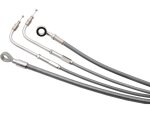 15" Bagger Bar Cable Kit Stainless Steel Clear...
