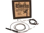 14" Gorilla Bar Cable Kit Stainless Steel Clear...