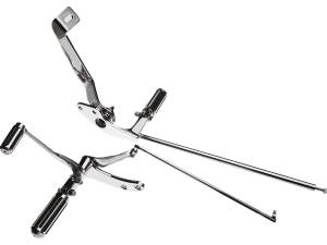Forward Control Kit Stock Length Chrome