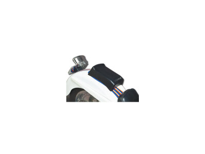 Venture Smooth Suction Cup Pillion Pad 6,5" x 8" Black Polyurethane