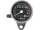 Mini Speedometers with Resettable Odometers Scale: 220 km/h; Scale Color: black; Ratio 2:1 Chrome