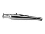 Trumpet Muffler Upswept Style, 20" long Chrome