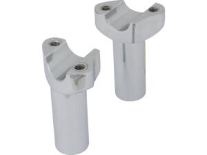 Straight Forged 3.5 Risers Chrome 1"