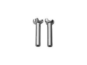 Straight Forged 6.5 Risers Chrome 1"