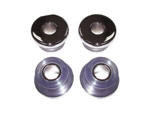 Heavy-Duty Polyurethane Handlebar Damper Kit Chrome Clear