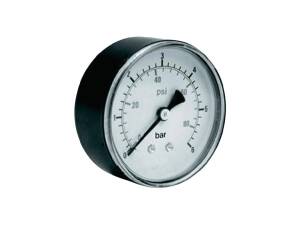 Air pressure gauge 40 mm ø fitting G1/8 backside...