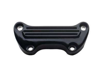 Finned Top Clamp Black Powder Coated