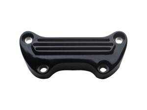Finned Top Clamp Black Powder Coated