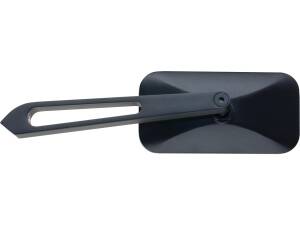 Custom Rectangular Mirror Long stem Black