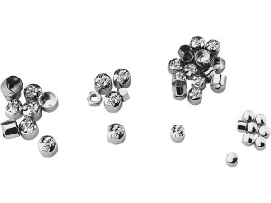 Dome Lifter Block Bolt Cover Set Chrome