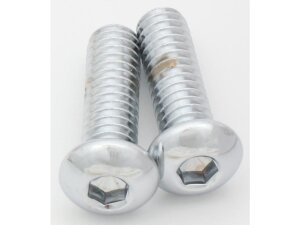 Buttonhead Allen Socket Bolt Pack Chrome Allen head