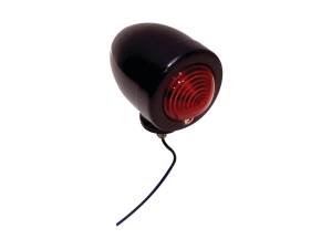 Custom Bullet Marker Light Single filament bulb Black Red