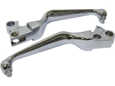Skull Hand Control Replacement Lever Chrome Cable Clutch Clutch Side