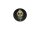 Skull Point Cover 2-hole, vertical Black Gold