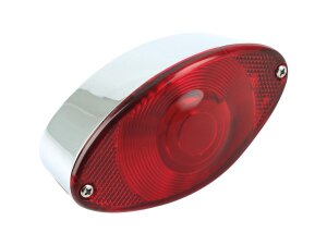 Cateye Rücklicht Chrome Chrome Dual Filament