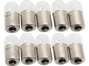 Replacement Bulb 12V, 10W (Bullet Light) Clear Pack 10