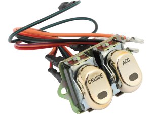 Fairing Rocker Switch Kit Accessories/Cruise Gold