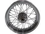 OEM Style 40-Spoke Wheels Chrome 19" 2,50" Non-ABS Single Disc Dual Disc Front