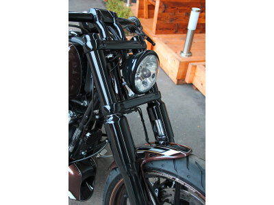 Upper Fork Cover Black Gloss Powder Coated