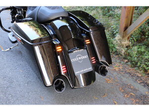 Custom Rear Fender Plain Fender Kit with Turn Signals and...