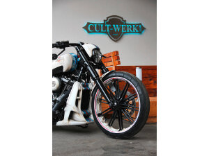 Upper Fork Cover Black Gloss Powder Coated