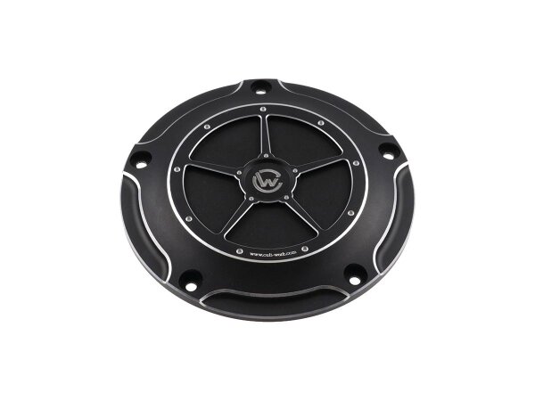 Derby Cover Black Anodized