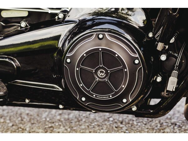 Derby Cover Black Anodized