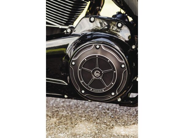 Derby Cover Black Anodized