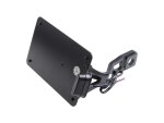 Sidemount License Plate Bracket Kit France 210 x 130 mm Black Powder Coated