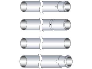 49mm Fork Tubes +4" FXD/ +2" FXDWG Show Chrome 29,5"