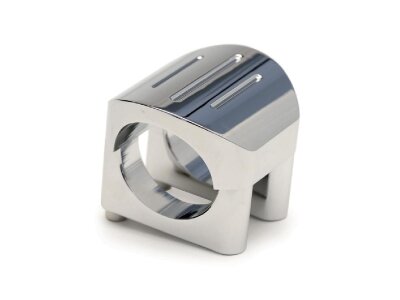 5000 Series Handlebar Gauge Mount Bracket Width: 56mm Polished