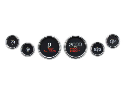 MLX-8600 Dresser and Bagger Direct Plug-In 6 Gauge Kit Chrome Bezel