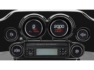 MLX-8600 Dresser and Bagger Direct Plug-In 6 Gauge Kit Chrome Bezel