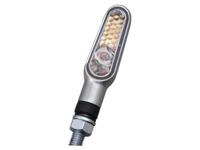 D-Light LED Turn Signal Aluminium Satin Clear LED