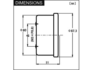 Velona-W Tacho & Drehzahlmesser Scale: 200; Scale Color: black Black Powder Coated 80.0 mm