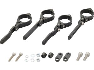 Adjustable CNC Headlight Braket 39mm Fork Mount Black...