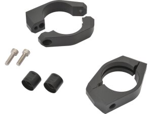 Turn Signal Fork Clamp Set 41mm Fork Mount Black