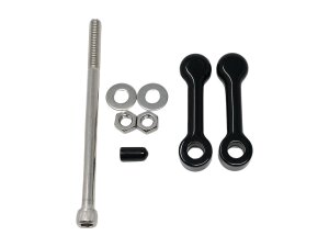 Billet Aluminum Tank Lift Kit 1" Lift for Sportster Black Powder Coated