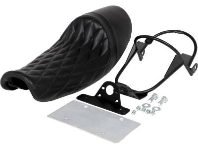 Diagonal Cafe Diamond Seat and Taillight Bracket Kit