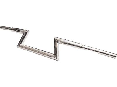 1 1/4" Z-Bar with 1 1/4"" Clamp Diameter Handlebar with 1 1/4" Clamp Diameter Dimpled 5-Hole Chrome 1 1/4"