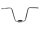 460 Ape Hanger Handlebar Non-Dimpled Chrome 1" Throttle Cables