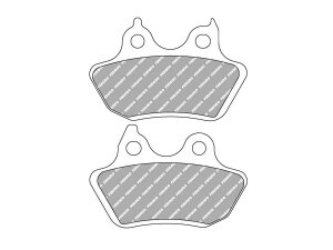 Road Platinum Mid-Metallic Brake Pads Organic Rear