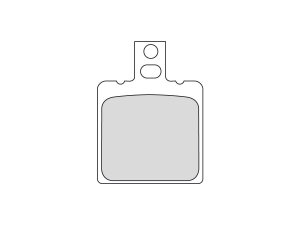 Road Platinum Mid-Metallic Brake Pads Organic