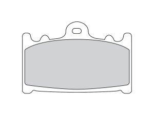Road Platinum Mid-Metallic Brake Pads Organic
