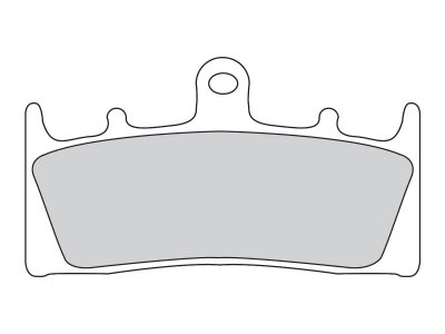 Road Platinum Mid-Metallic Brake Pads Organic