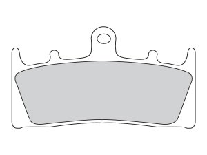 Road Platinum Mid-Metallic Brake Pads Organic