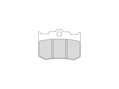 Road Platinum Mid-Metallic Brake Pads Organic