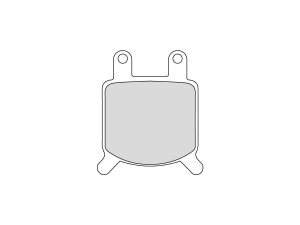 Road Platinum Mid-Metallic Brake Pads Organic