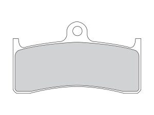 Road Platinum Mid-Metallic Brake Pads Organic Front
