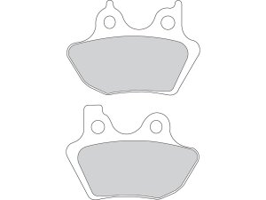 Road Platinum Mid-Metallic Brake Pads Organic Front Rear